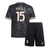Juventus Pierre Kalulu #15 Cheap Third Stadium Kit for Kids 2025-26 Sale