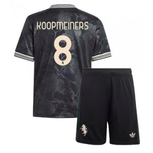 Juventus Teun Koopmeiners #8 Cheap Third Stadium Kit Kids 2025-26 Soccer Jerseys