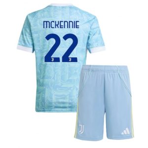 Juventus Weston McKennie #22 Cheap Away Stadium Kit Kids 2025-26 Soccer Jerseys