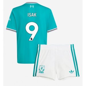 Liverpool Alexander Isak #9 Cheap Third Stadium Kit for Kids 2025-26 UK Sale