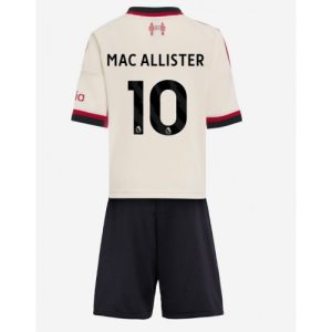 Liverpool Alexis Mac Allister #10 Cheap Away Stadium Kit for Kids 2025-26 UK Sale