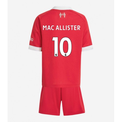 Liverpool Alexis Mac Allister #10 Cheap Home Stadium Kit for Kids 2025-26 UK Sale