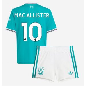 Liverpool Alexis Mac Allister #10 Cheap Third Stadium Kit for Kids 2025-26 UK Sale