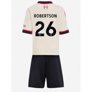 Liverpool Andrew Robertson #26 Cheap Away Stadium Kit for Kids 2025-26 UK Sale