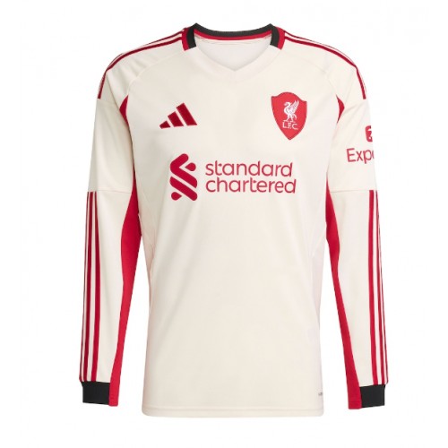 Liverpool Cheap Away Stadium Shirt 2025-26 Long Sleeve