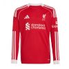 Liverpool Cheap Home Stadium Shirt 2025-26 Long Sleeve