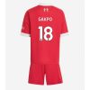 Liverpool Cody Gakpo #18 Cheap Home Stadium Kit for Kids 2025-26 UK Sale