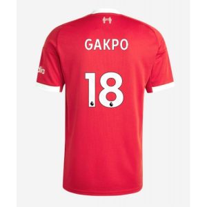 Liverpool Cody Gakpo #18 Cheap Home Stadium Shirt 2025-26 For Sale