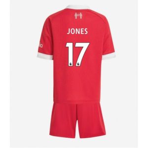 Liverpool Curtis Jones #17 Cheap Home Stadium Kit for Kids 2025-26 UK Sale