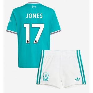 Liverpool Curtis Jones #17 Cheap Third Stadium Kit for Kids 2025-26 UK Sale