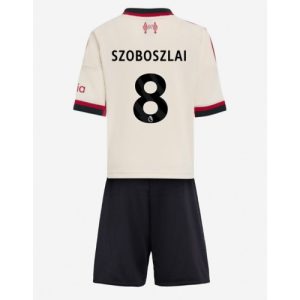 Liverpool Dominik Szoboszlai #8 Cheap Away Stadium Kit for Kids 2025-26 UK Sale