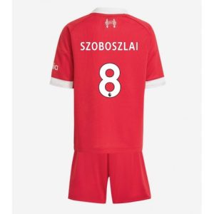 Liverpool Dominik Szoboszlai #8 Cheap Home Stadium Kit for Kids 2025-26 UK Sale