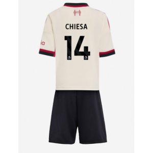 Liverpool Federico Chiesa #14 Cheap Away Stadium Kit for Kids 2025-26 UK Sale