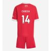 Liverpool Federico Chiesa #14 Cheap Home Stadium Kit for Kids 2025-26 UK Sale