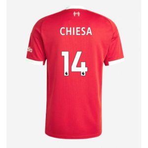 Liverpool Federico Chiesa #14 Cheap Home Stadium Shirt 2025-26 For Sale