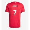 Liverpool Florian Wirtz #7 Cheap Home Stadium Shirt 2025-26 For Sale