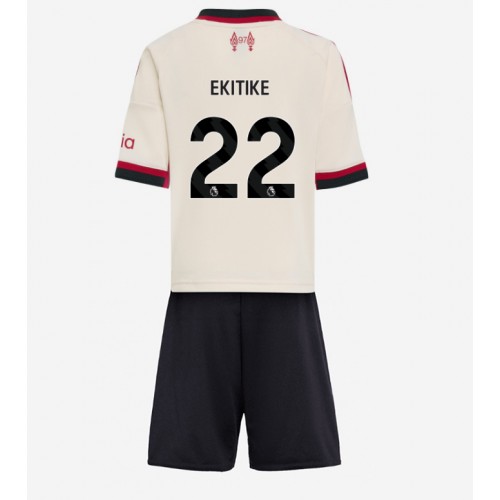 Liverpool Hugo Ekitike #22 Cheap Away Stadium Kit for Kids 2025-26 UK Sale