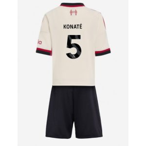 Liverpool Ibrahima Konate #5 Cheap Away Stadium Kit for Kids 2025-26 UK Sale