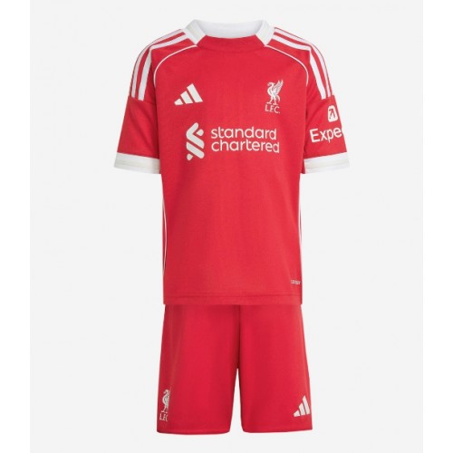 Liverpool Ibrahima Konate #5 Cheap Home Stadium Kit for Kids 2025-26 UK Sale