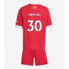 Liverpool Jeremie Frimpong #30 Cheap Home Stadium Kit for Kids 2025-26 UK Sale