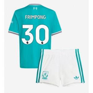 Liverpool Jeremie Frimpong #30 Cheap Third Stadium Kit for Kids 2025-26 UK Sale