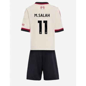 Liverpool Mohamed Salah #11 Cheap Away Stadium Kit for Kids 2025-26 UK Sale