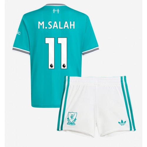 Liverpool Mohamed Salah #11 Cheap Third Stadium Kit for Kids 2025-26 UK Sale