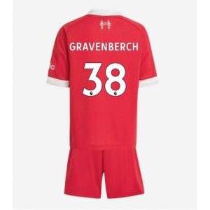 Liverpool Ryan Gravenberch #38 Cheap Home Stadium Kit for Kids 2025-26 UK Sale