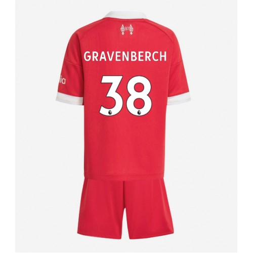 Liverpool Ryan Gravenberch #38 Cheap Home Stadium Kit for Kids 2025-26 UK Sale