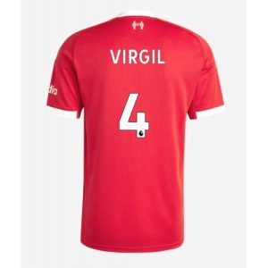 Liverpool Virgil van Dijk #4 Cheap Home Stadium Shirt 2025-26 For Sale