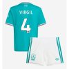 Liverpool Virgil van Dijk #4 Cheap Third Stadium Kit for Kids 2025-26 UK Sale