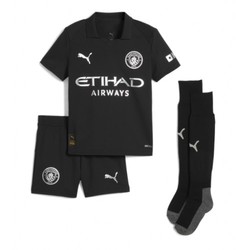 Manchester City Bernardo Silva #20 Cheap Away Stadium Kit for Kids 2025-26 Jersey full set
