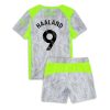 Manchester City Erling Haaland #9 Cheap Third Stadium Kit for Kids 2025-26 Jersey full set