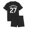 Manchester City Matheus Nunes #27 Cheap Away Stadium Kit for Kids 2025-26 Jersey full set