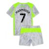Manchester City Omar Marmoush #7 Cheap Third Stadium Kit for Kids 2025-26 Jersey full set