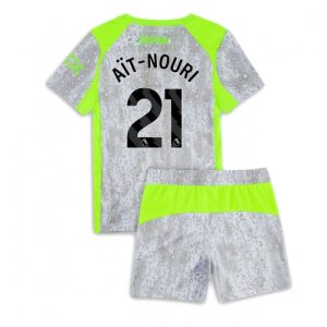 Manchester City Rayan Ait-Nouri #21 Cheap Third Stadium Kit for Kids 2025-26 Jersey full set