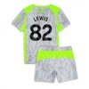 Manchester City Rico Lewis #82 Cheap Third Stadium Kit for Kids 2025-26 Jersey full set