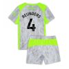 Manchester City Tijjani Reijnders #4 Cheap Third Stadium Kit for Kids 2025-26 Jersey full set