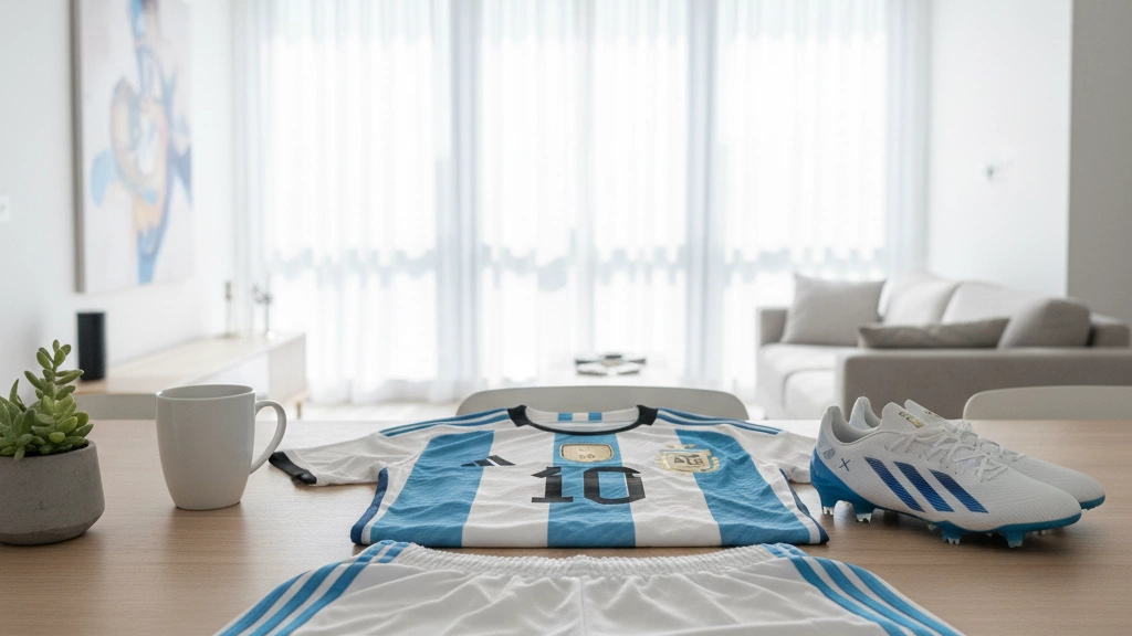 Messi Argentina World Cup Football Kit