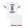 Paris Saint-Germain Fabian Ruiz #8 PSG Away Stadium Kit for Kids 2025-26 On Sale