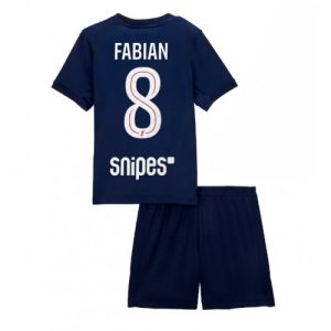Paris Saint-Germain Fabian Ruiz #8 PSG Home Stadium Kit for Kids 2025-26 On Sale
