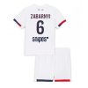 Paris Saint-Germain Illia Zabarnyi #6 PSG Away Stadium Kit for Kids 2025-26 On Sale