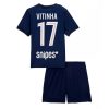 Paris Saint-Germain Vitinha #17 PSG Home Stadium Kit for Kids 2025-26 On Sale