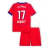 Paris Saint-Germain Vitinha #17 PSG Third Stadium Kit for Kids 2025-26 On Sale