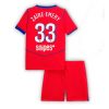 Paris Saint-Germain Warren Zaire-Emery #33 PSG Third Stadium Kit for Kids 2025-26 On Sale