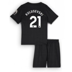 Tottenham Hotspur Dejan Kulusevski #21 Cheap Away Stadium Kit for Kids 2025-26 Short Sleeve Sale (+ pants)