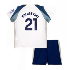 Tottenham Hotspur Dejan Kulusevski #21 Cheap Home Stadium Kit for Kids 2025-26 Short Sleeve Sale (+ pants)
