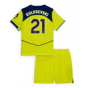 Tottenham Hotspur Dejan Kulusevski #21 Cheap Third Stadium Kit for Kids 2025-26 Short Sleeve Sale (+ pants)