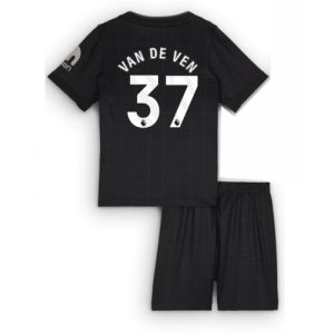 Tottenham Hotspur Micky van de Ven #37 Cheap Away Stadium Kit for Kids 2025-26 Short Sleeve Sale (+ pants)