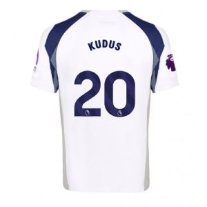 Tottenham Hotspur Mohammed Kudus #20 Cheap Home Stadium Shirt 2025-26 Sale